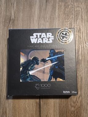 Star Wars 1000-Piece Puzzle with Blue and Black Artwork